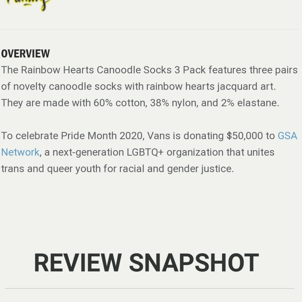 NWT Women's Vans Rainbow 💕 Canoodle 3 Pack Socks - Picture 5 of 5